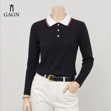 كنزة نسائية بأكمام طويلة من GAGN