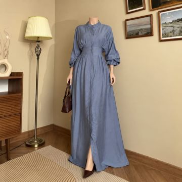 فستان طويل بتصميم A-Line 