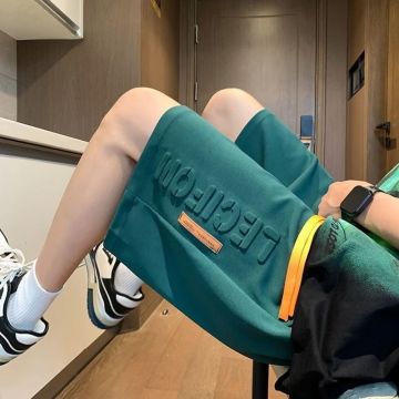 شورت رجالي جي تساي صيفي بقماش حريري الملمس 