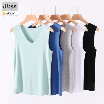 فانيلة داخلية تشين شياو رجالية من ألياف المودال 